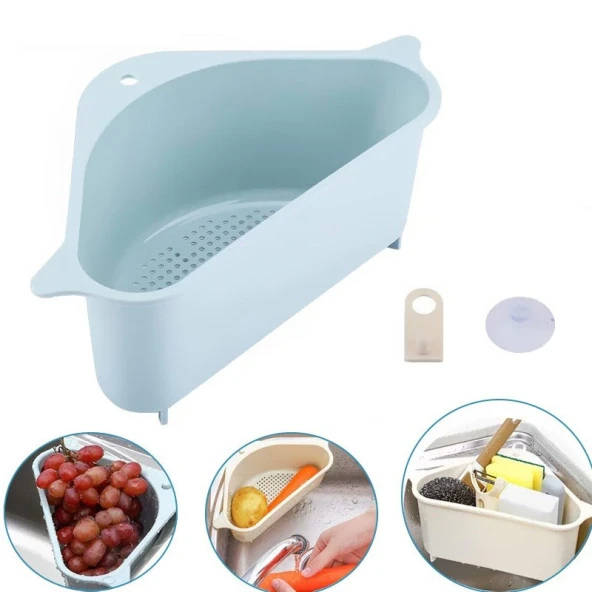 Süzgeçli Lavabo Süzgeci – Vakum Aparatlı Kenar Süzgeci ürün görseli