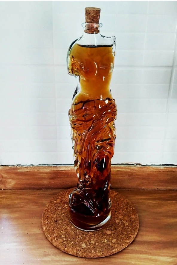 2 Adet Venüs Yağdanlık - Kadın Figürlü Sirkelik Sosluk 180 ML - Resim 2