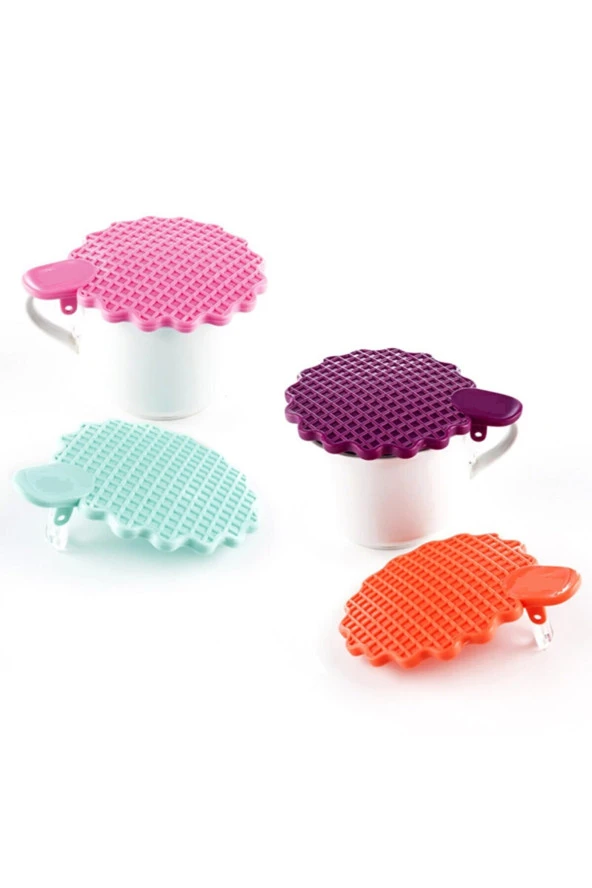 Kupa Kapağı Bardak Kapağı Mandallı Açılır Kapanır Kapak - 2