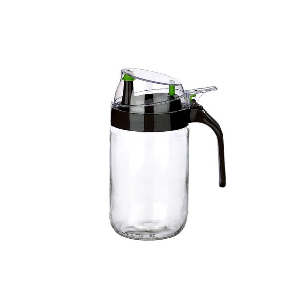 Cam Yağdanlık - Kulplu Sirkelik Sosluk 660ML - Resim 2