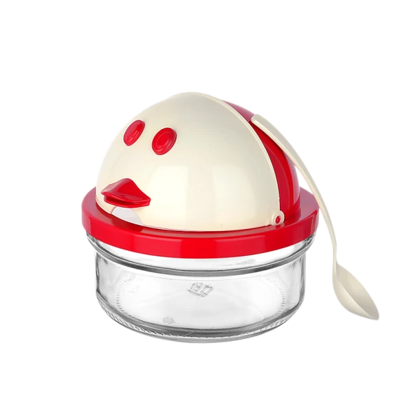 Ördek Figürlü Cam Şekerlik 420 Ml - Resim 3