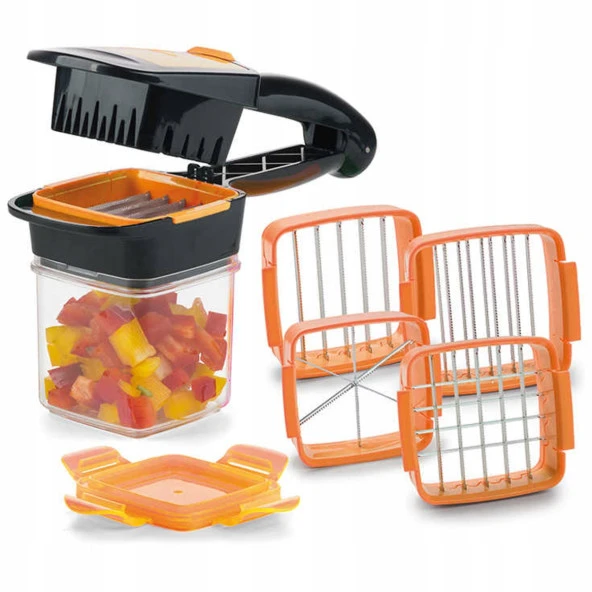 Nicer Dicer Quıck 5 In 1 Pratik Hazneli Sebze Meyve Doğrayıcı - 3