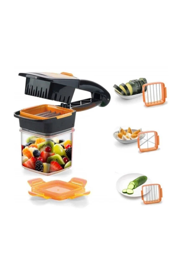Nicer Dicer Quıck 5 In 1 Pratik Hazneli Sebze Meyve Doğrayıcı - 5