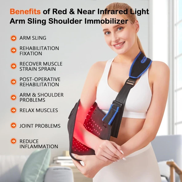 JOBYNA Kızılötesi Işık Terapisi Dirsek Cihazı, 850nm Yakın Kızılötesi - 4