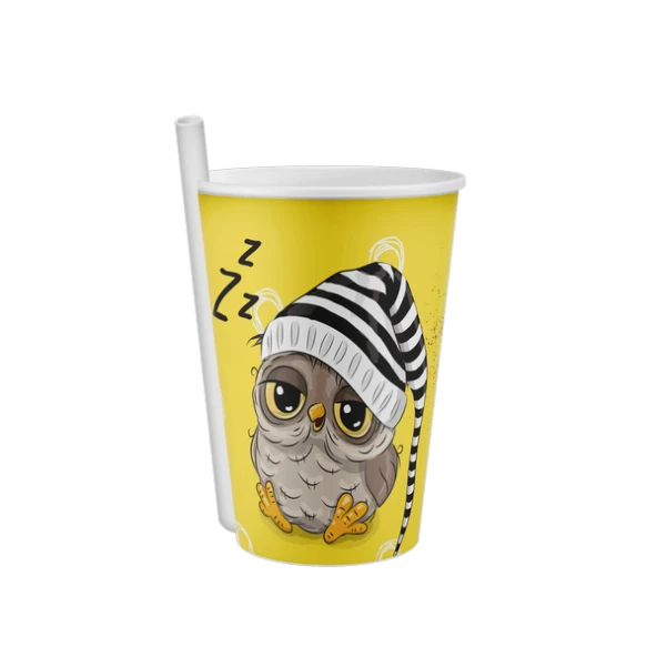 4 Adet Kendinden Pipetli Bardak 400 Ml - 4