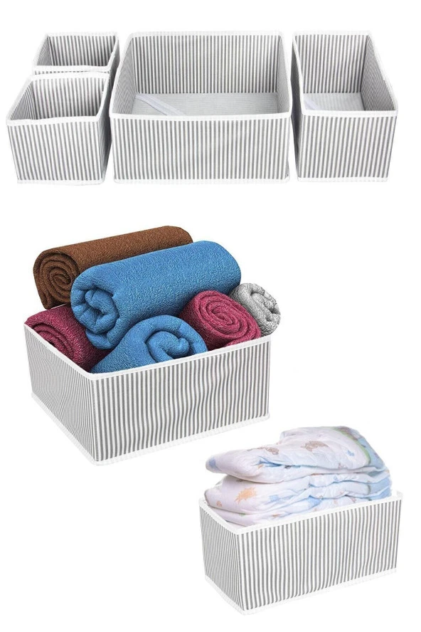 Çekmece Düzenleme Kutu Seti Organizer 4lü Set - Resim 3