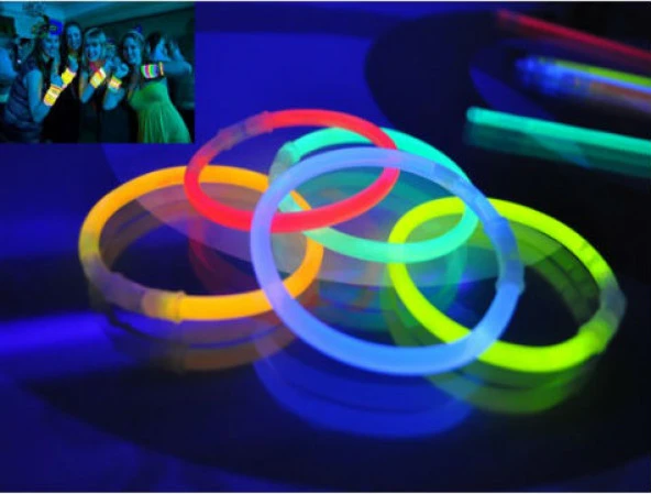10 Adet Bracelet Fosforlu Kırılan Çubuk Bileklik - 2