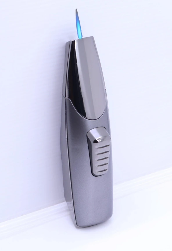 Parmida Tek Torch Masa Tipi Puro Çakmağı - Antrasit - Resim 4