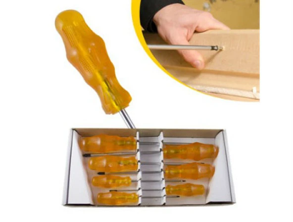 Mıknatıs Uçlu Tornavida Seti (7li) ürün görseli 1