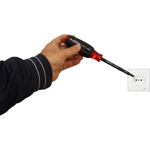 Tornavida Kaçak Bulma Amaçlı Elektronik Devre Uyarılı Gerilim Test Tornavidası - % 100 Alman - 4