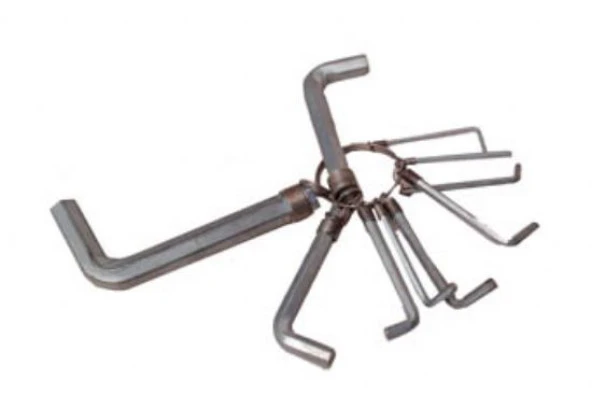 Allen Anahtar Takım Altı Köşeli 10 Parça Alyan - 4