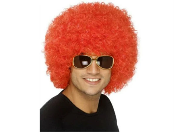 Kabarık Bonus Peruk Saç - Turuncu ürün görseli