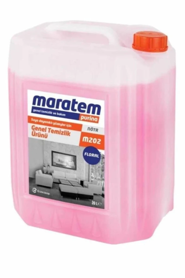 MARATEM  Maratem M202 Genel Temizlik Ürünü Floral 20L