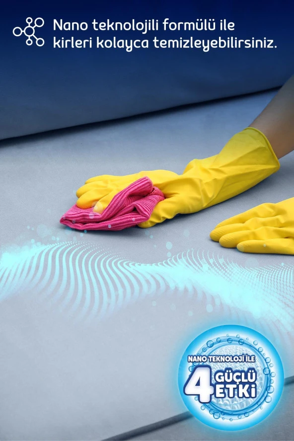 FAKİR Fakir Elde Nano Teknolojili Halı Ve Koltuk Şampuanı 1000 Ml X 2 Adet - 3