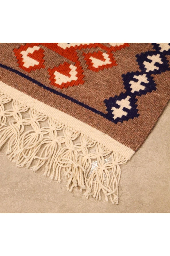 Bİ.TE RİCH Kilim - 75 X 150 - Kök Boya - El Işçiliği (K003) - 2
