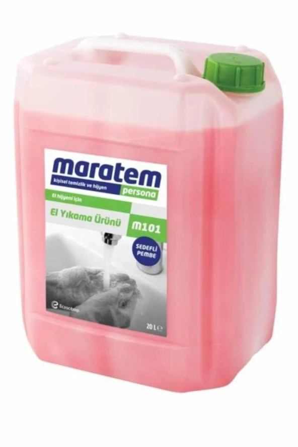 MARATEM  Maratem M101 Sıvı El Sabunu Pembe Sedefli 20L