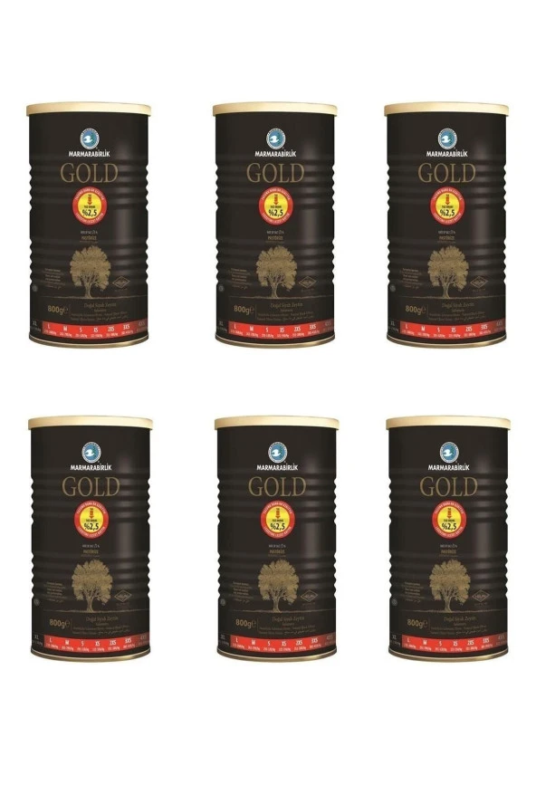 MARMARABİRLİK Marmarabirlik Gold Xl Zeytin 6 X 800Gr