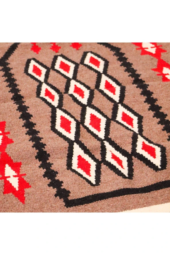 Bİ.TE RİCH Kilim Seccade - 105 X 71 Cm - Kök Boya - El Işçiliği (S007) - 2