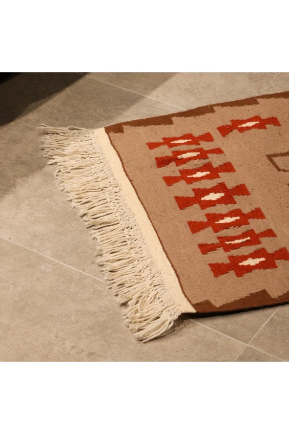 Bİ.TE RİCH Kilim - 67 X 167 - Kök Boya - El Işçiliği (K006) - 3