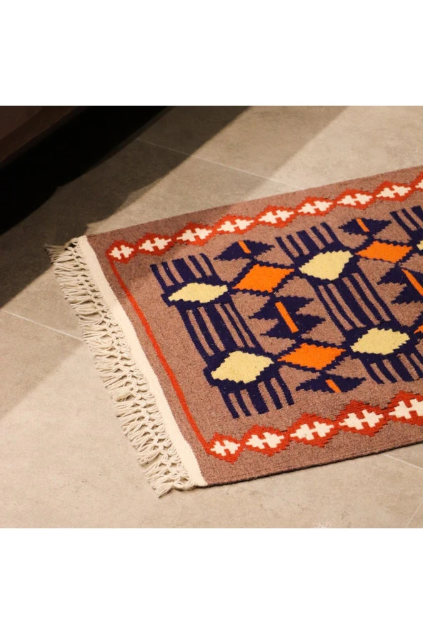 Bİ.TE RİCH Kilim - 73 X 208 - Kök Boya - El Işçiliği (K004) - 3