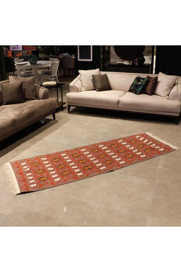Bİ.TE RİCH Kilim - 75 X 220 - Kök Boya - El Işçiliği (K002) - 3