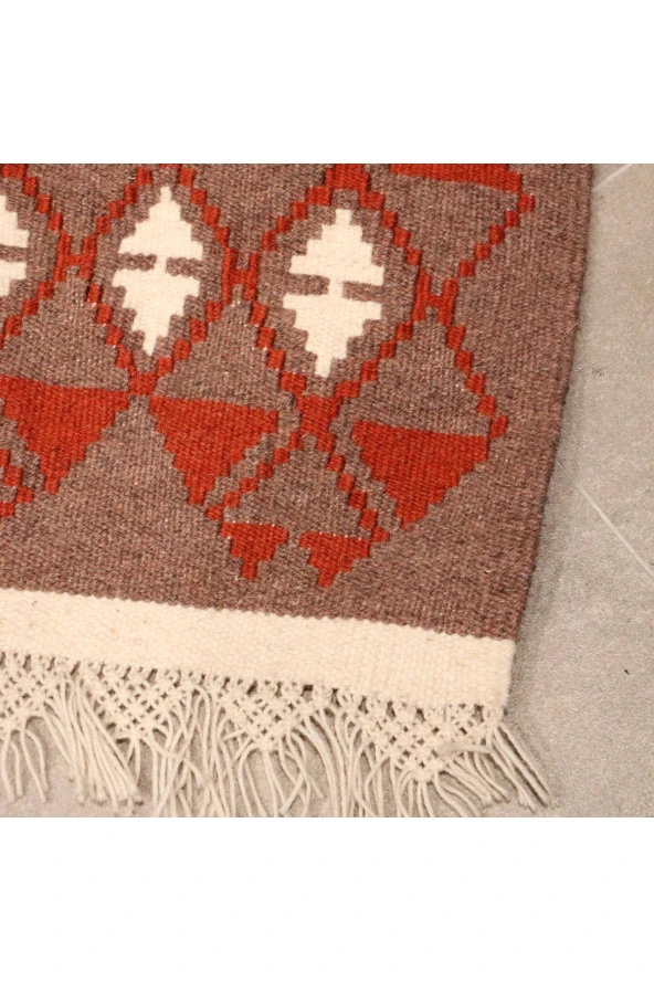 Bİ.TE RİCH Kilim - 75 X 220 - Kök Boya - El Işçiliği (K002) - 4