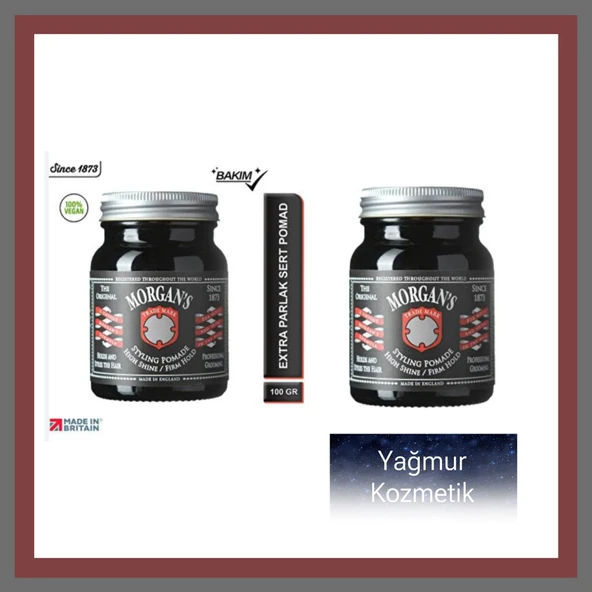 Morgan's Şekillendirici Pomat 100 G X 100G İKİLİ - 1