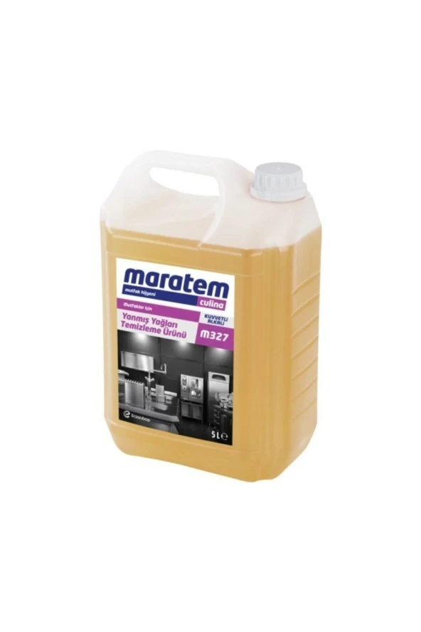 MARATEM Maratem M327 Yanmış Yağları Temizleme Ürünü 5L