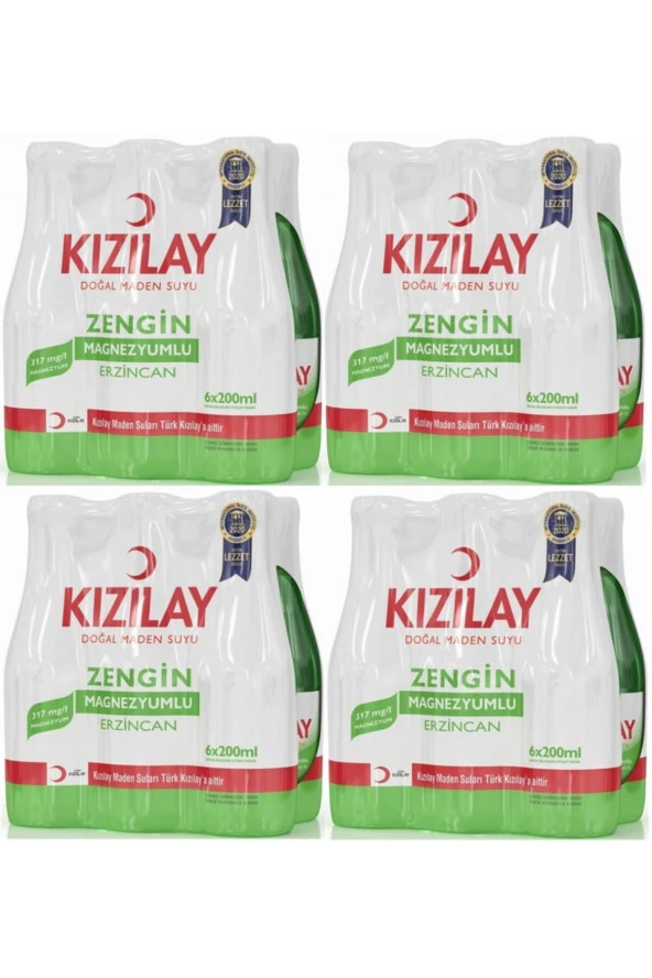 KIZILAY Kızılay Maden Suyu Erzincan Zengin Magnezyumlu 200 Ml X 24