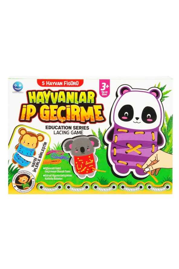 Hayvanlar İp Geçirme Oyunu: El Becerilerini ve Hayal Gücünü Geliştirir - 3