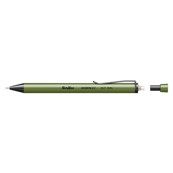 Scrikss Icon-X Mekanik Kurşun Kalem 0.7 mm Yeşil - 2