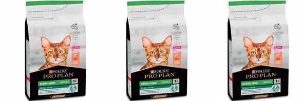 Pro Plan Sterilised Hindili Tavuklu Kedi Maması 1,5 Kg X 3 Adet ürün görseli 1