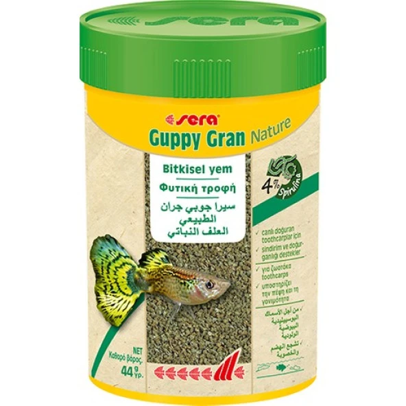 Sera Guppy Gran Lepistes Yemi 100 Ml