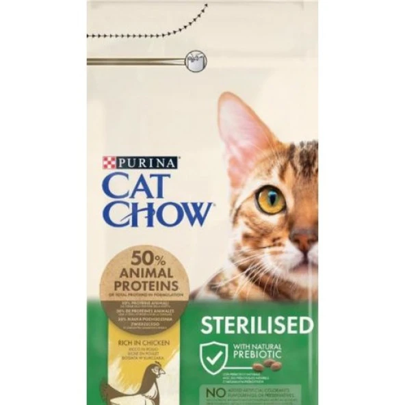Cat Chow Sterılısed Tavuklu Kısır Kedı Maması 15 Kg