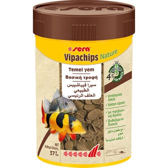 Sera 0514 Vıpachıps Tablet Dıp Sularda Yaşayan Balık Yemı 100 Ml