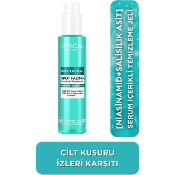 Loreal Brıght Reveal Spot Fadıng Serum İçerikli Temizleme Jeli 150 Ml