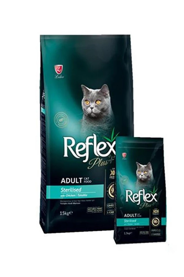 Reflex Plus Tavuklu Kısırlaştırılmış Kedi maması-1,5 Kg