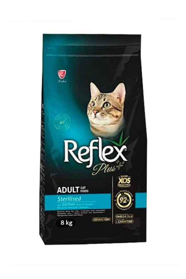 Reflex Plus Sterilised Somonlu Kedi Maması 8 Kg