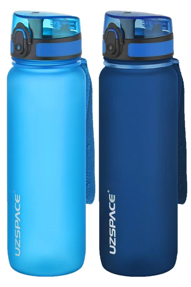 Uzspace 2'li Tritan Matara Seti 800 ml 14 Farklı Renk Seçeneği FiftyFifty - 12