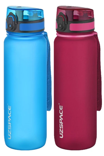 Uzspace 2'li Tritan Matara Seti 800 ml 14 Farklı Renk Seçeneği FiftyFifty - 8