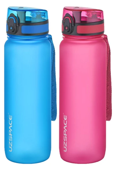 Uzspace 2'li Tritan Matara Seti 800 ml 14 Farklı Renk Seçeneği FiftyFifty - 2