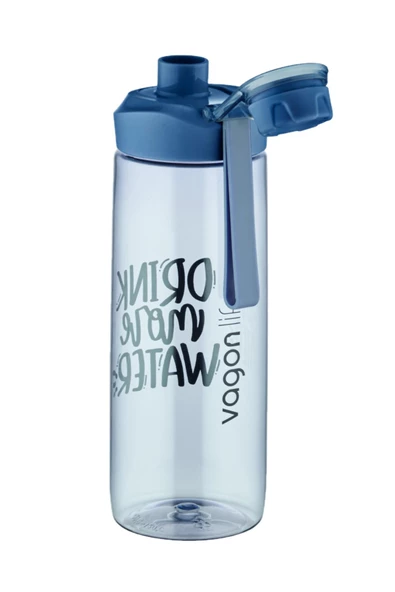 Vagonlife 720 ml Çevir Aç Kapak Tritan Su Matarası -Silikon Taşıma Askısı-Süzgeçli- - 12