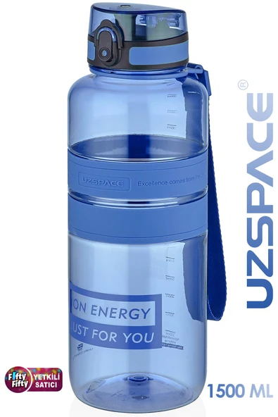 Uzspace Tritan Su Matarası 1500ml 1.5 Litre Mega Boy Yenilenen Renkler - 8