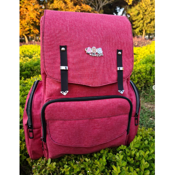 Bonibos ABC Sırt Bakım Çantası Bordo