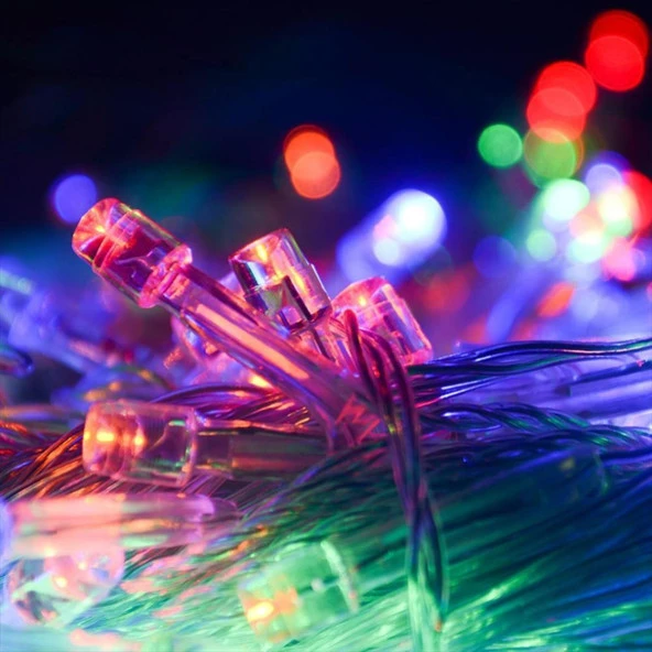 100 Ledli 8 Fonksiyonlu Dekor Lambası (10m RGB) - 2