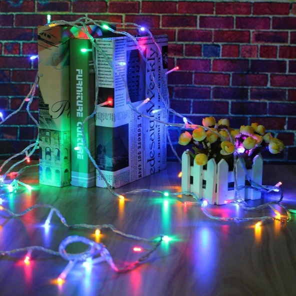100 Ledli 8 Fonksiyonlu Dekor Lambası (10m RGB) - 3
