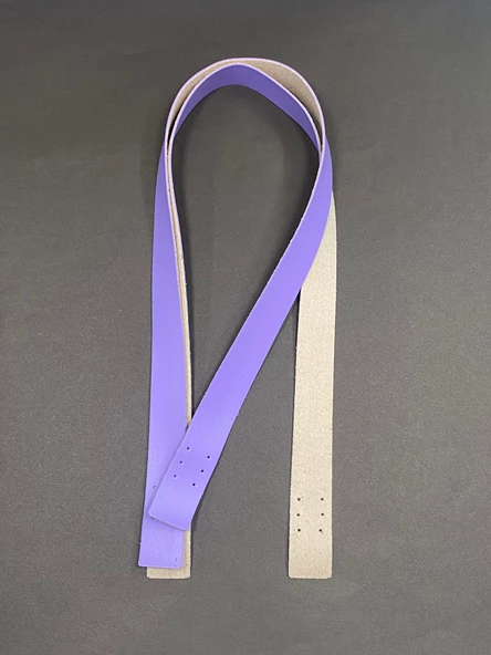 dikmeli spor sap / çanta sapı  / deri dikmeli sap 70 cm - 9