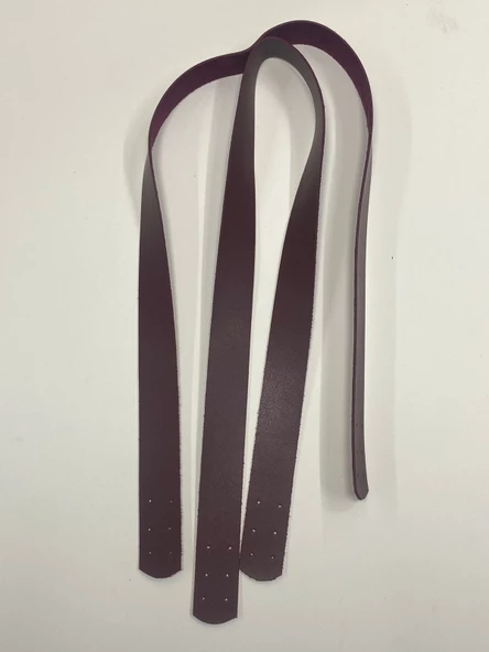 dikmeli spor sap / çanta sapı  / deri dikmeli sap 70 cm - 5