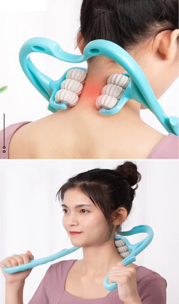 Boyun Bacak Ayak Bel Masaj Aleti Çok Fonksiyonlu Manuel Altı Tekerlekli - 2