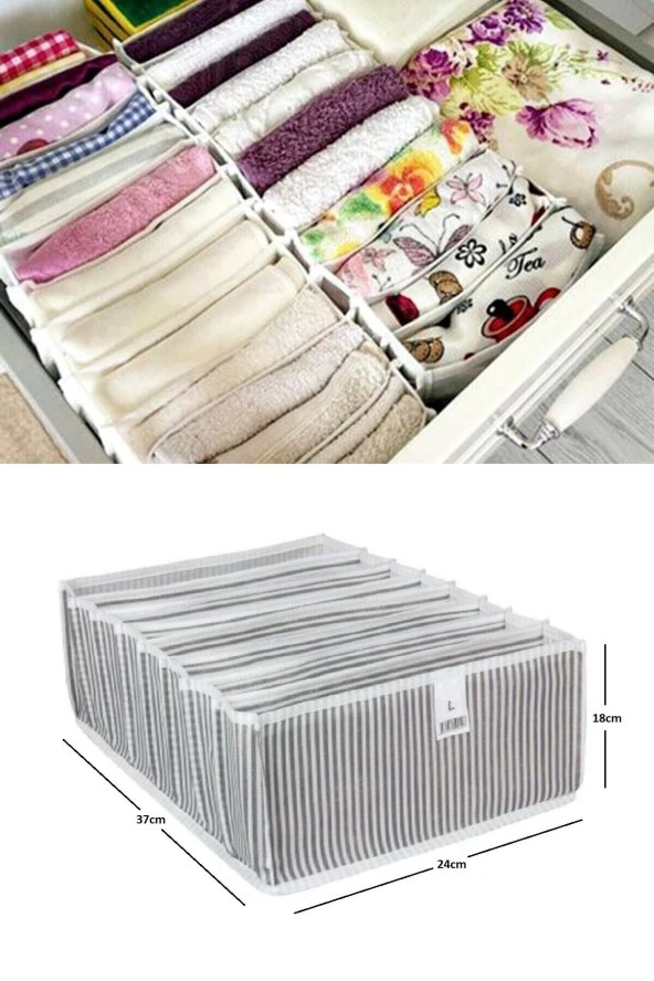 Akordiyon Çekmece  Düzenleyici Organizer 8 Gözlü - 2